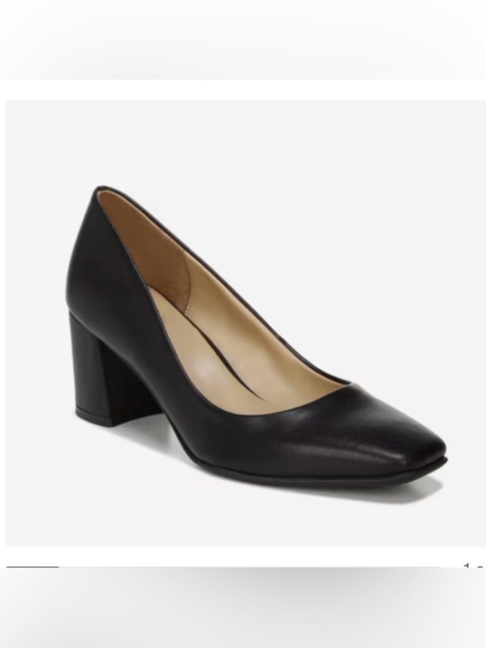 Naturalizer Black Warner Pumps